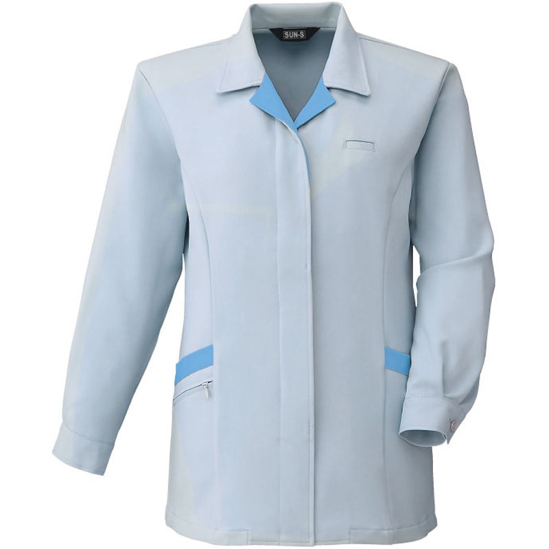 WA10772 長袖スモック サンエス サイズS着丈66cm  WA10772