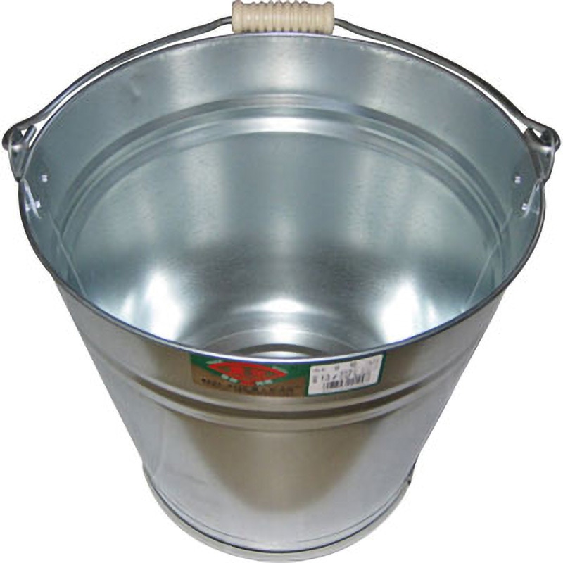 8号バケツ バケツ 萬年 本体 シルバー色 13L - 【通販モノタロウ】