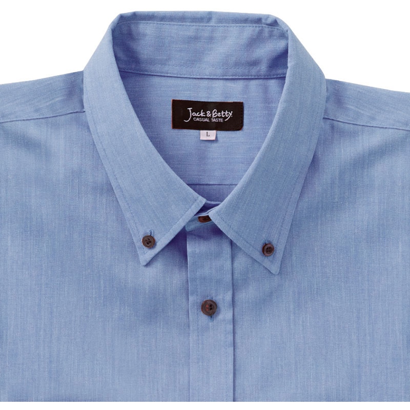 JB55041 男女兼用長袖シャツ サンエス サイズS着丈74cm  JB55041