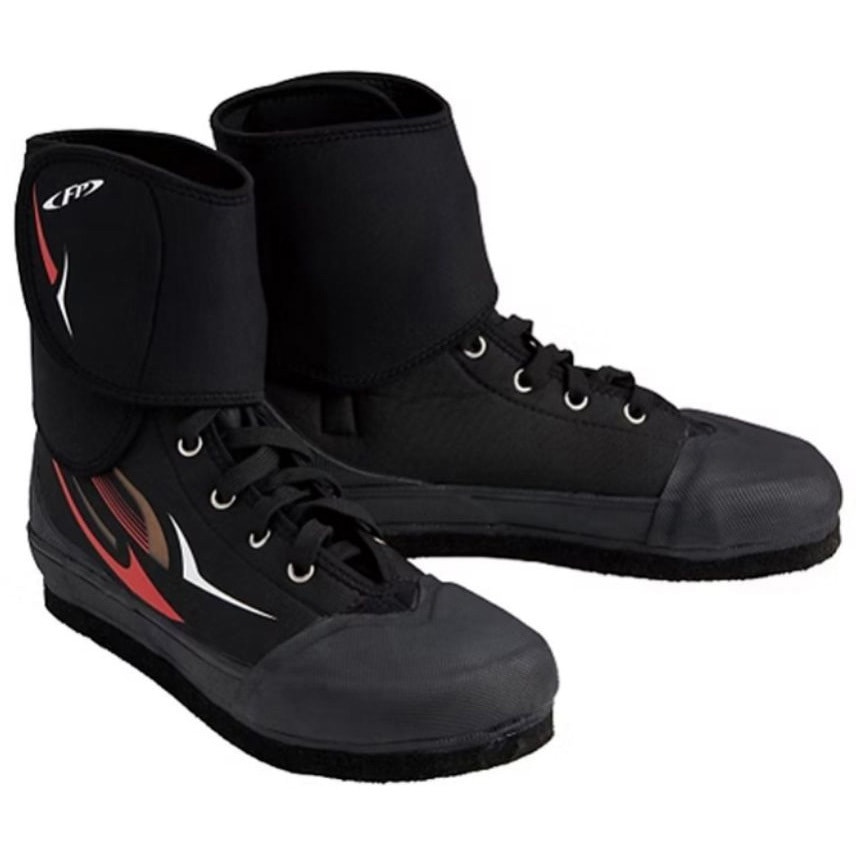 #LLサイズ(26-26.5cm) FP-5784 ウエットシューズ (中丸・フェルトソール) X-sell(エクセル) #ブラック色 サイズ26.0-27.0cm