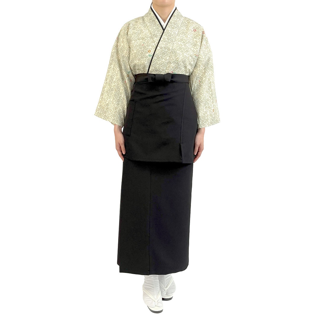 OD254 二部式きもの(上) 茶衣着 和服 ユニフォーム サーヴォ(旧:サン