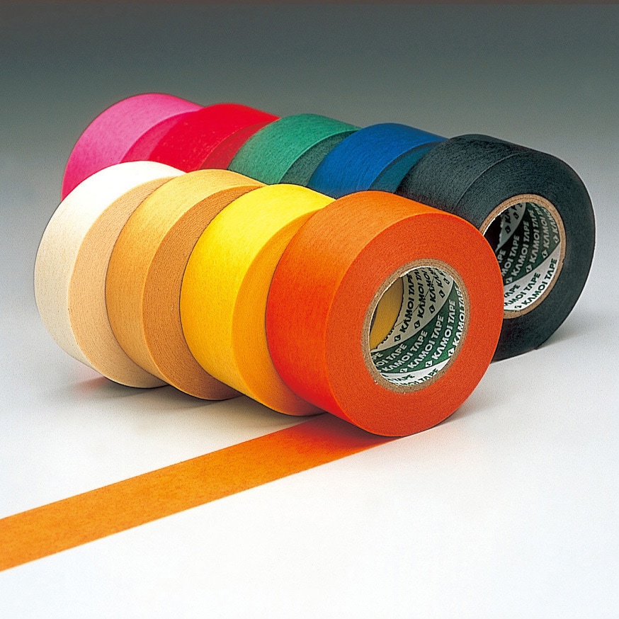 NO.220A 和紙粘着テープ カモ井加工紙 幅12mm長さ18m 1箱(10巻×10パック)