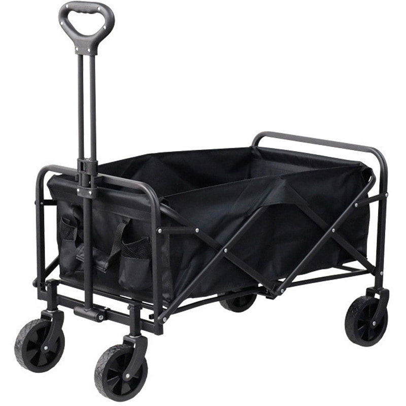 C004A-BK 4輪折りたたみガーデンワゴン 65L 80kg 1個 SIS 【通販モノタロウ】