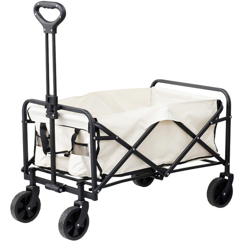 C004A-WH 4輪折りたたみガーデンワゴン 65L 80kg 1個 SIS 【通販モノタロウ】
