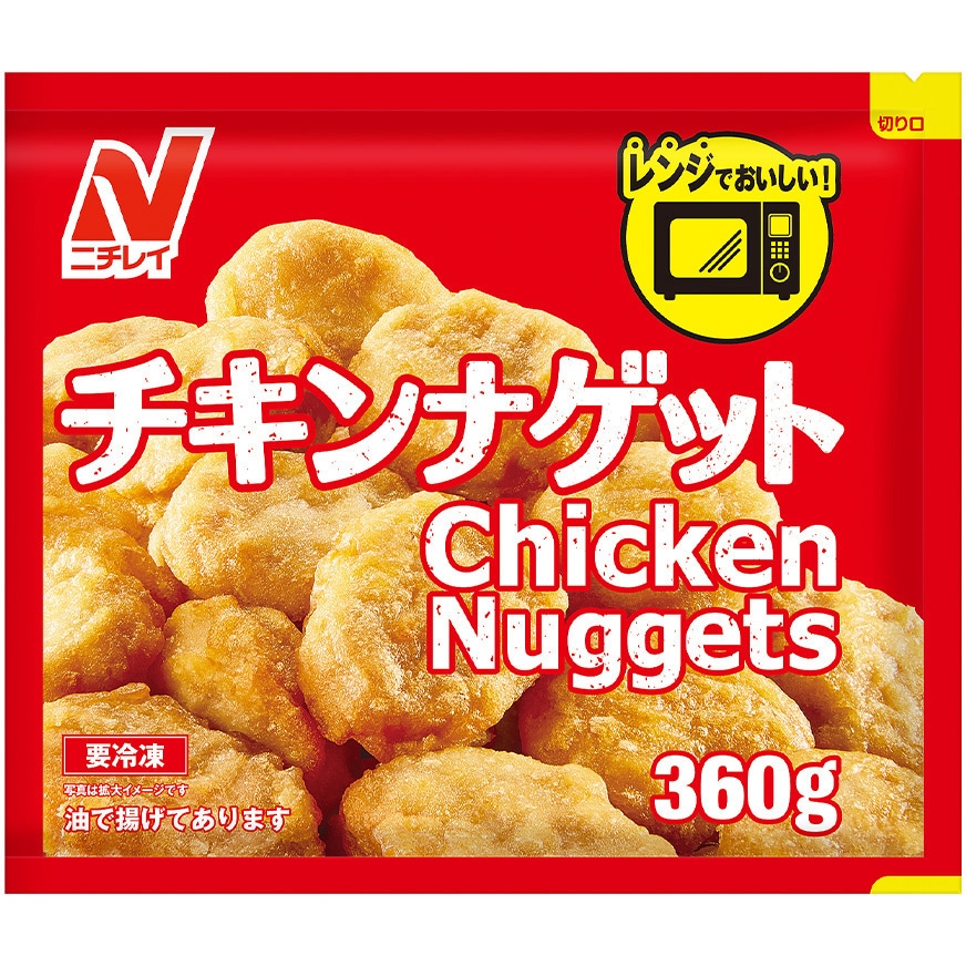 [冷凍]チキンナゲット 1セット(360g×12個) ニチレイフーズ 【通販モノタロウ】
