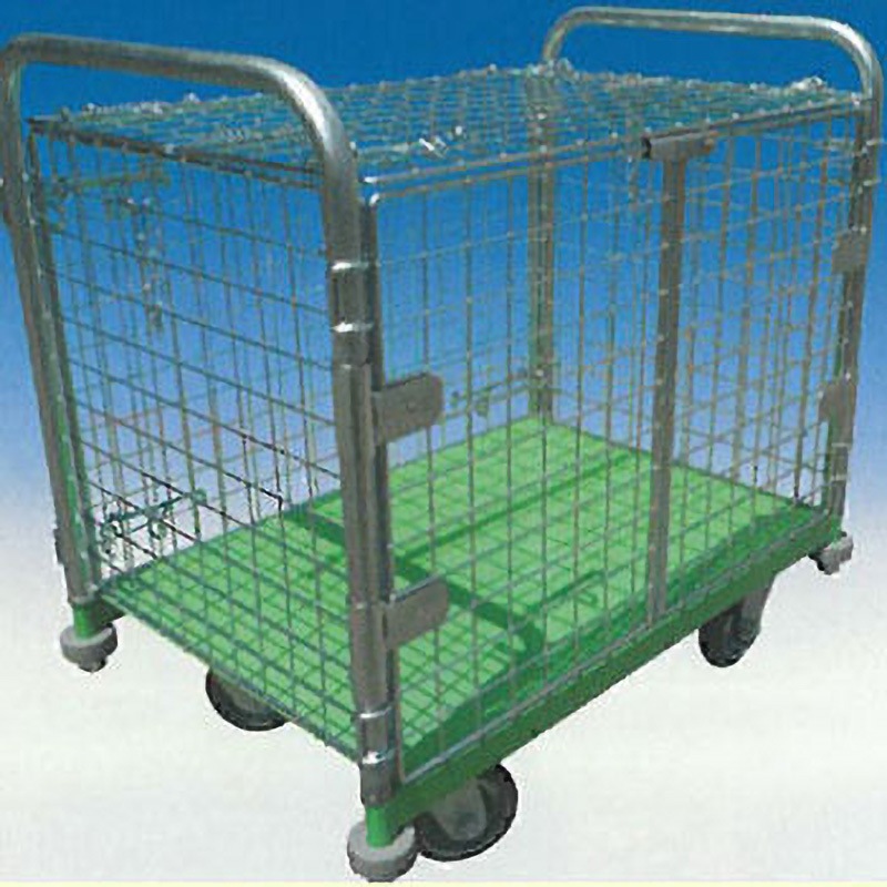 K637B メッシュパックロール観音扉タイプ四方囲上ブタ付き 1台 神戸車輌製作所 【通販モノタロウ】