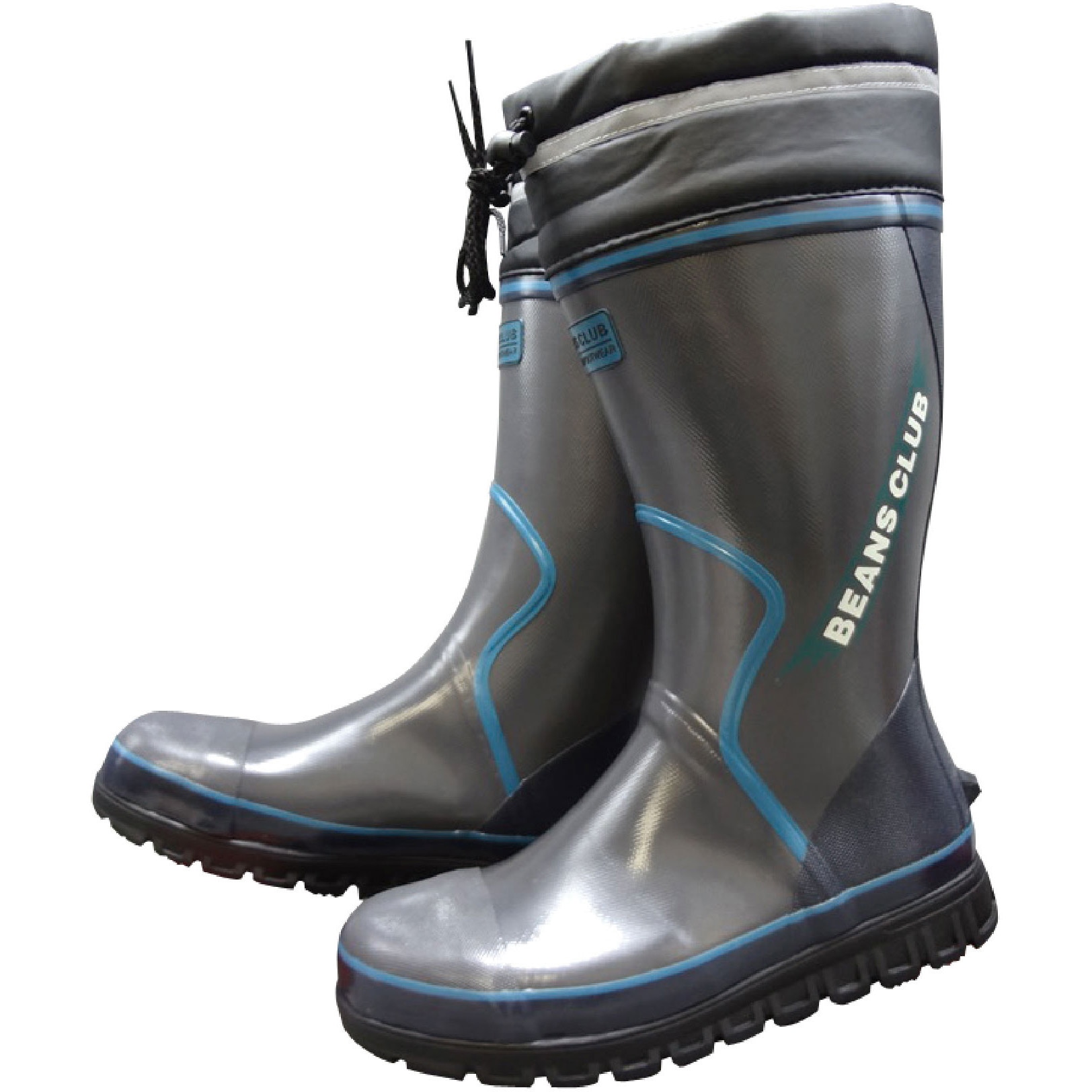 #103S 安全長靴(BEANS CLUB)#103S鉄製先芯入 L 福山ゴム工業 グレー色 サイズ26.0～26.5cm 5,674円