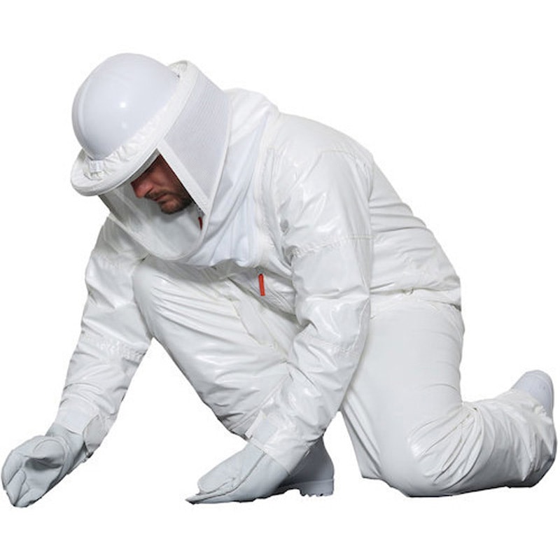 V-2200 蜂防護服 ラプターPRO GALE 丸和ケミカル ホワイト色