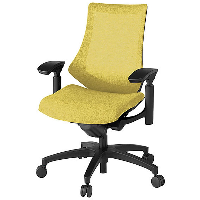 KG-177JE-T1U6 エフチェア メッシュハイバック 可動肘付<配送時組立サービス付> イトーキ 組立・設置・取付 ナイロン双輪キャスター 高さ930-1045mm幅680mm奥行560-610mm  KG-177JE-T1U6