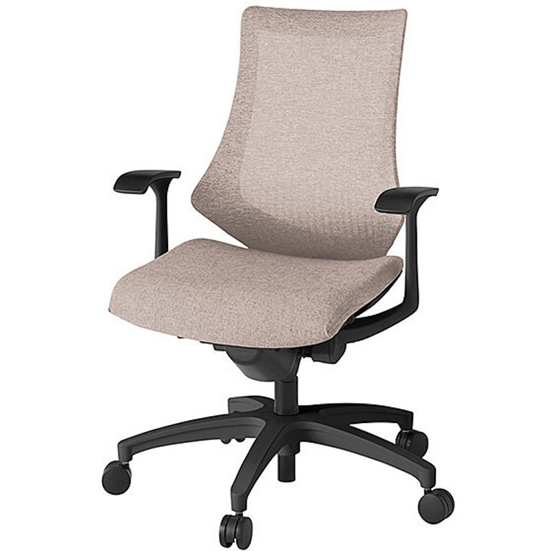 KG-175JE-T1F6 エフチェア メッシュハイバック 固定肘付<配送時組立サービス付> イトーキ 組立・設置・取付 ナイロン双輪キャスター 高さ930-1045mm幅680mm奥行560-610mm  KG-175JE-T1F6 60,390円