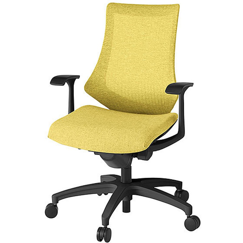 KG-175JE-T1U6 エフチェア メッシュハイバック 固定肘付<配送時組立サービス付> イトーキ 組立・設置・取付 ナイロン双輪キャスター 高さ930-1045mm幅680mm奥行560-610mm  KG-175JE-T1U6