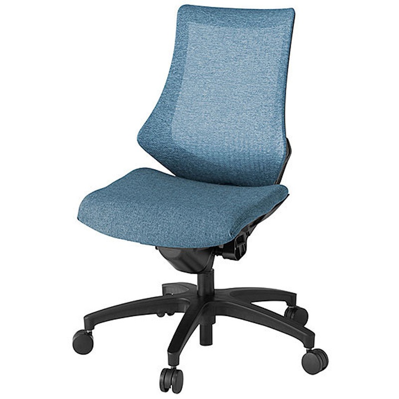 KG-170JE-T1B4 エフチェア メッシュハイバック 肘なし<配送時組立サービス付> イトーキ 組立・設置・取付 ナイロン双輪キャスター 高さ930-1045mm幅680mm奥行560-610mm  KG-170JE-T1B4