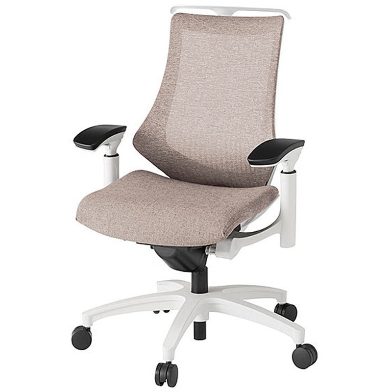 KG-177JEH-W9F6 エフチェア メッシュハイバック 可動肘 ハンガー付<配送時組立サービス付> イトーキ 組立・設置・取付 ナイロン双輪キャスター 高さ930-1045mm幅680mm奥行560-610mm  KG-177JEH-W9F6 65,890円