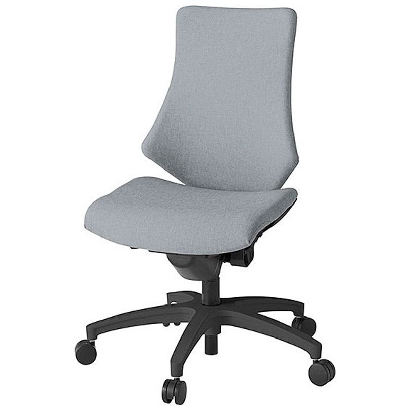 KG-130SA-T1T7 エフチェア クロスハイバック 肘なし<配送時組立サービス付> イトーキ 組立・設置・取付 ナイロン双輪キャスター ブラック  KG-130SA-T1T7