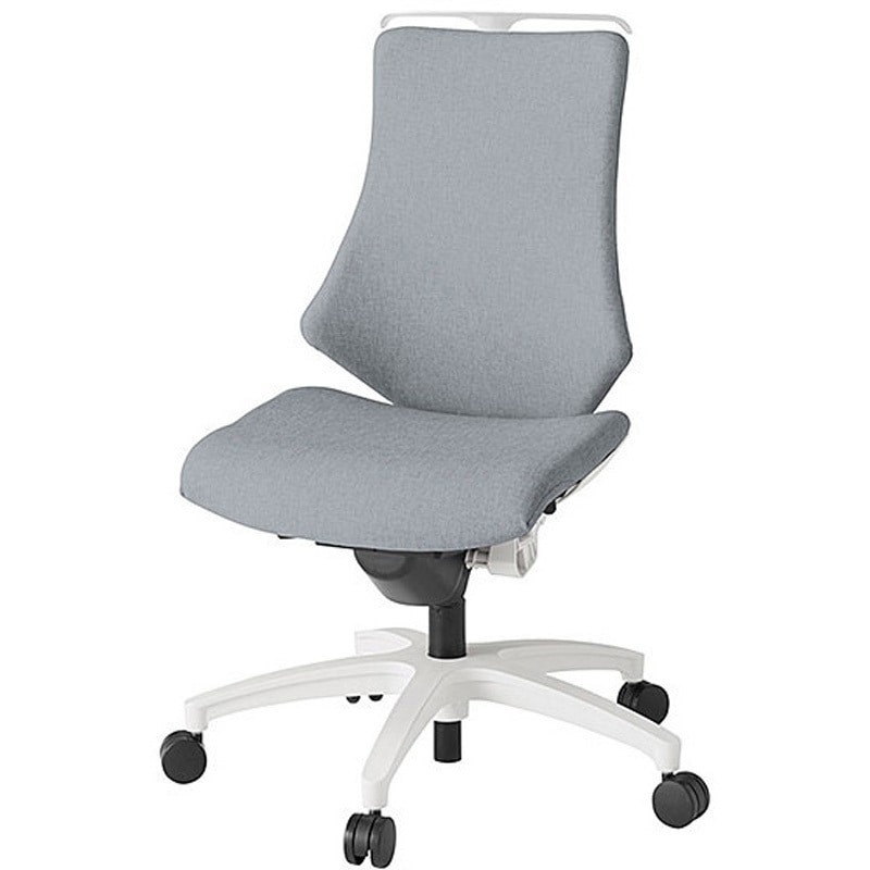 KG-130SAH-W9T7 エフチェア クロスハイバック 肘なし ハンガー付<配送時組立サービス付> イトーキ 組立・設置・取付 ナイロン双輪キャスター ホワイト  KG-130SAH-W9T7