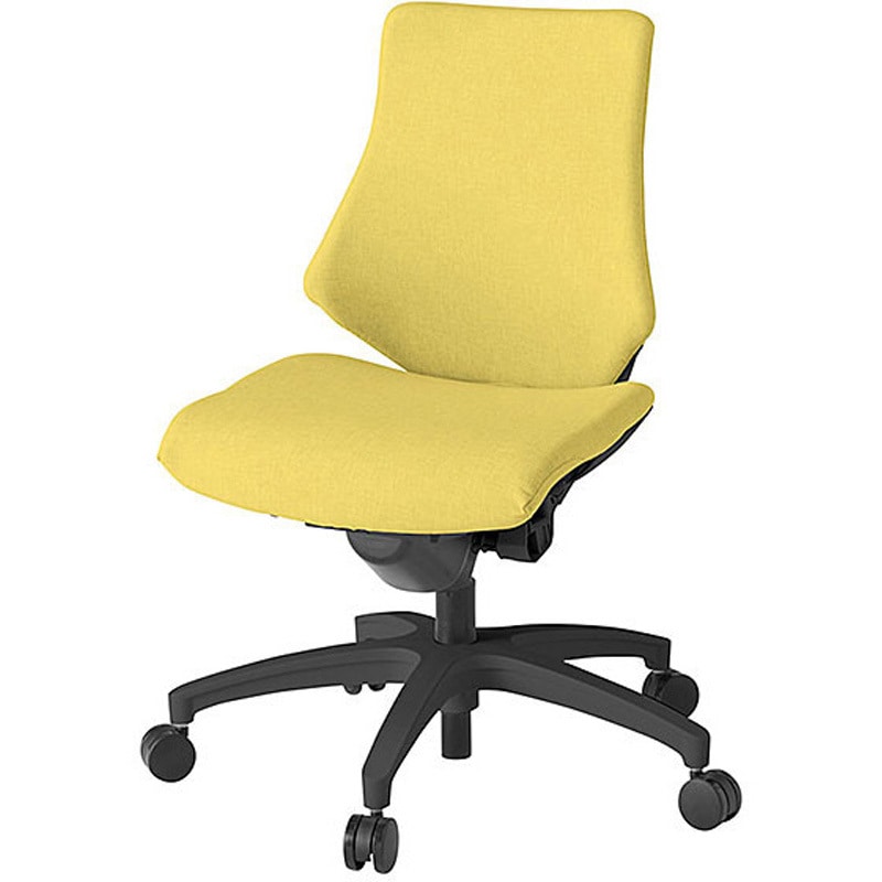 KG-140SA-T1U6 エフチェア クロスローバック 肘なし<配送時組立サービス付> イトーキ 組立・設置・取付 ナイロン双輪キャスター ブラック  KG-140SA-T1U6