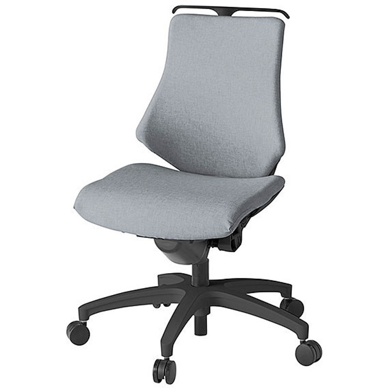 KG-140SAH-T1T7 エフチェア クロスローバック 肘なし ハンガー付<配送時組立サービス付> イトーキ 組立・設置・取付 ナイロン双輪キャスター ブラック  KG-140SAH-T1T7