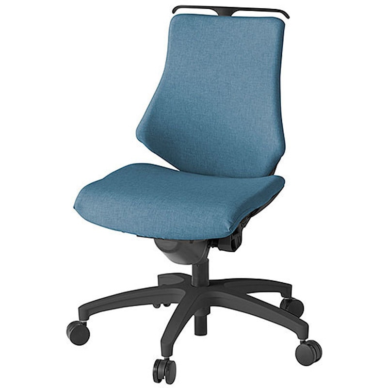 KG-140SAH-T1B4 エフチェア クロスローバック 肘なし ハンガー付<配送時組立サービス付> イトーキ 組立・設置・取付 ナイロン双輪キャスター ブラック  KG-140SAH-T1B4