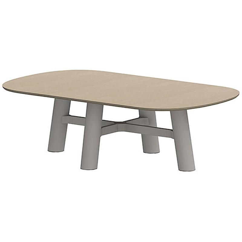 CBT-244LRMN-758 セントラ 両R型テーブルW2400×D1400<配送時組立サービス付> イトーキ 組立・設置・取付 Mオーク サテンホワイトグレー 高さ720mm  CBT-244LRMN-758 310,410円