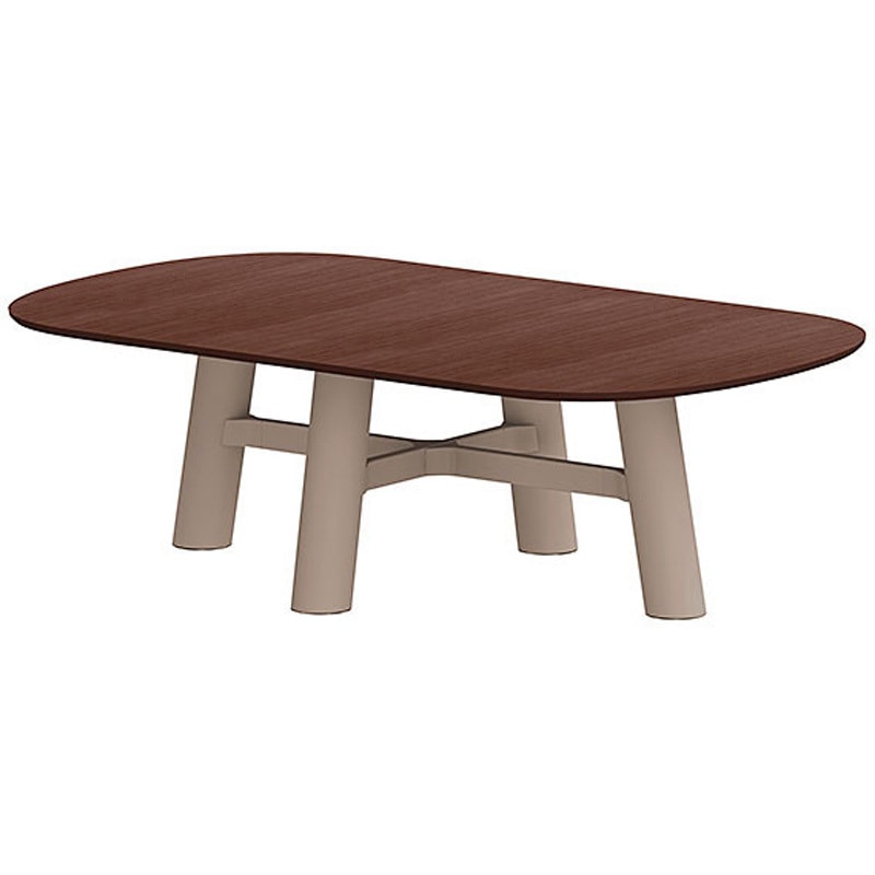 CBT-244LRMN-556 セントラ 両R型テーブルW2400×D1400<配送時組立サービス付> イトーキ 組立・設置・取付 インディアナウォールナット サテンソフトトープ  CBT-244LRMN-556