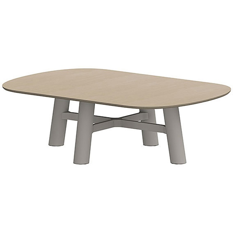 CBT-246LRMN-758 セントラ 両R型テーブルW2400×D1600<配送時組立サービス付> イトーキ 組立・設置・取付 Mオーク サテンホワイトグレー 高さ720mm  CBT-246LRMN-758