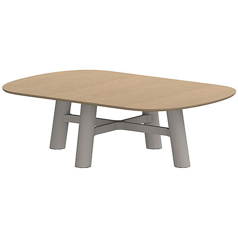 CBT-246LRMN-757 セントラ 両R型テーブルW2400×D1600<配送時組立サービス付> イトーキ 組立・設置・取付 Mウォールナット サテンホワイトグレー 高さ720mm  CBT-246LRMN-757