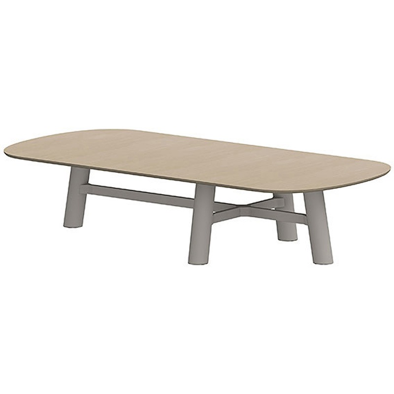 CBT-346LRMN-758 セントラ 両R型テーブルW3400×D1600<配送時組立サービス付> イトーキ 組立・設置・取付 Mオーク サテンホワイトグレー 高さ720mm  CBT-346LRMN-758