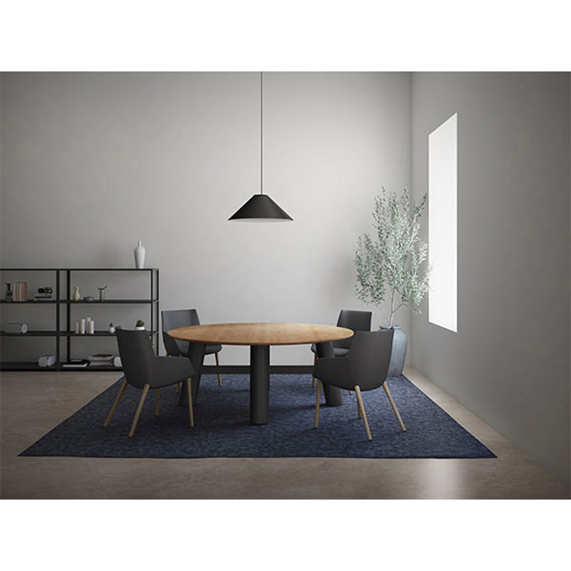 CBT-18LCMN-556 セントラ 円形テーブルΦ1800<配送時組立サービス付> イトーキ 組立・設置・取付 インディアナウォールナット サテンソフトトープ  CBT-18LCMN-556