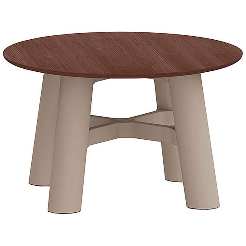 CBT-12LCMN-556 セントラ 円形テーブルΦ1200<配送時組立サービス付> イトーキ 組立・設置・取付 インディアナウォールナット サテンソフトトープ  CBT-12LCMN-556