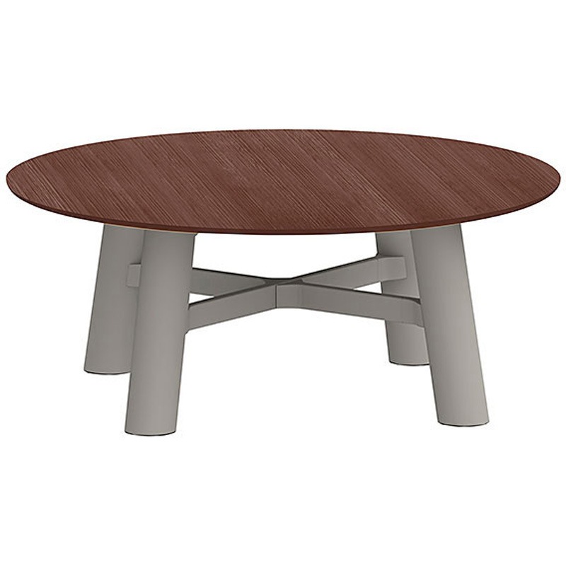 CBT-18LCMN-756 セントラ 円形テーブルΦ1800<配送時組立サービス付> イトーキ 組立・設置・取付 インディアナウォールナット サテンホワイトグレー  CBT-18LCMN-756