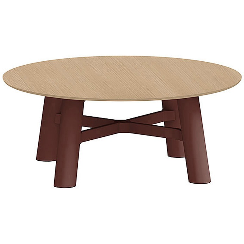 CBT-18LCMN-357 セントラ 円形テーブルΦ1800<配送時組立サービス付> イトーキ 組立・設置・取付 Mウォールナット サテンボルドー 高さ720mm  CBT-18LCMN-357 323,910円