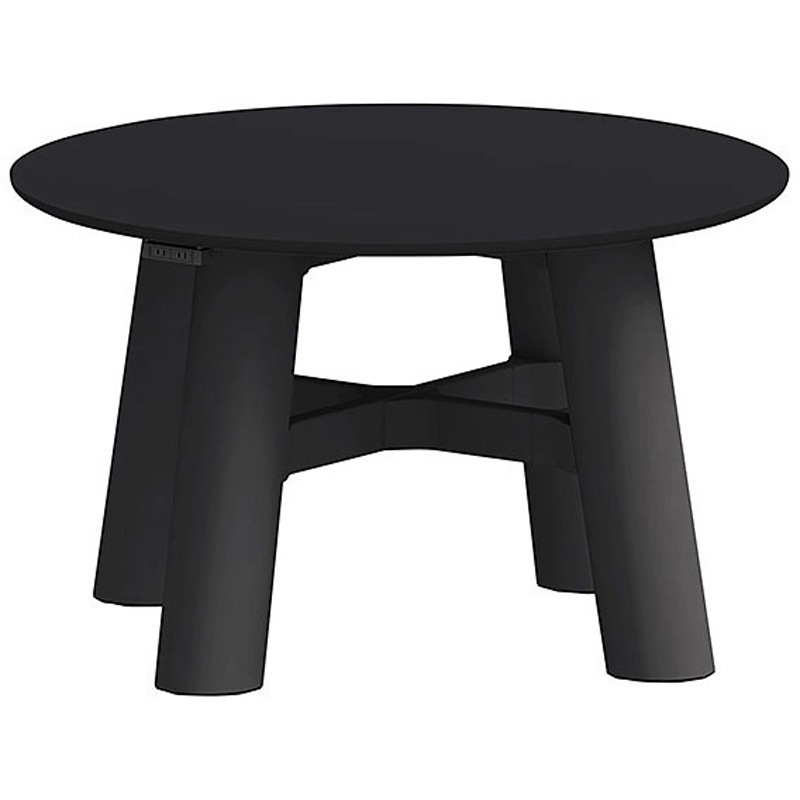 CBT-12LCRW-2T2 セントラ 円形テーブル 配線ありΦ1200<配送時組立サービス付> イトーキ 組立・設置・取付 オフブラック 高さ720mm  CBT-12LCRW-2T2