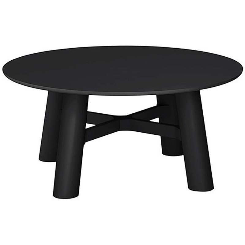 CBT-16LCRN-2T2 セントラ 円形テーブルΦ1600<配送時組立サービス付> イトーキ 組立・設置・取付 オフブラック 高さ720mm  CBT-16LCRN-2T2