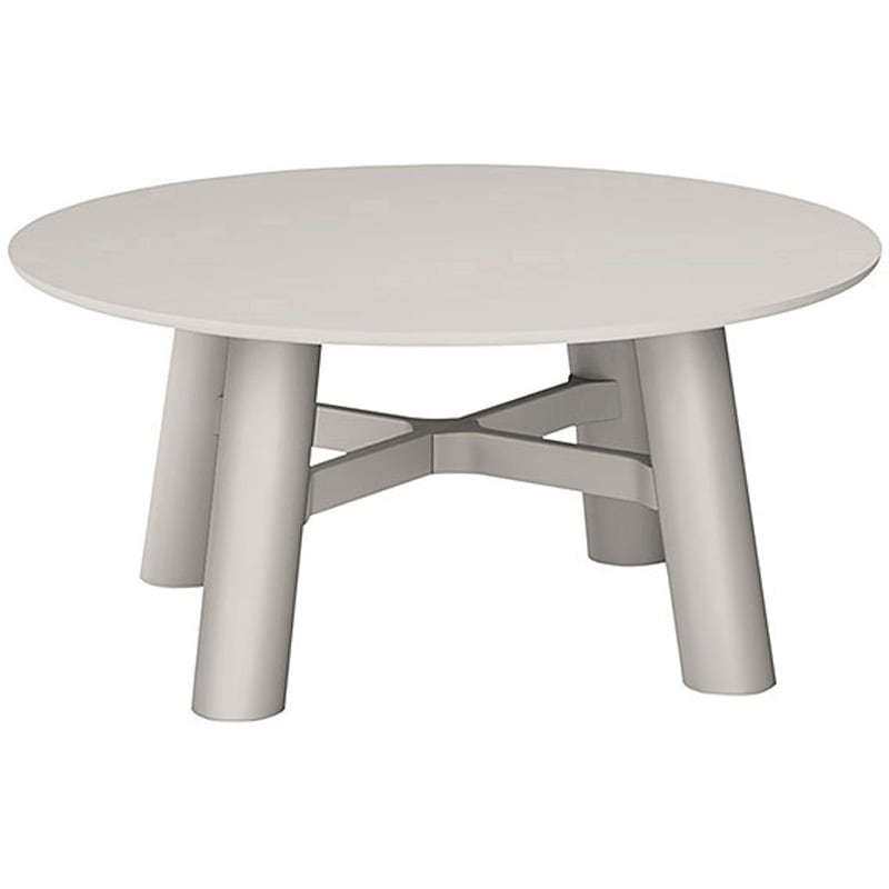 CBT-16LCRN-7W7 セントラ 円形テーブルΦ1600<配送時組立サービス付> イトーキ 組立・設置・取付 ホワイトグレー 高さ720mm  CBT-16LCRN-7W7