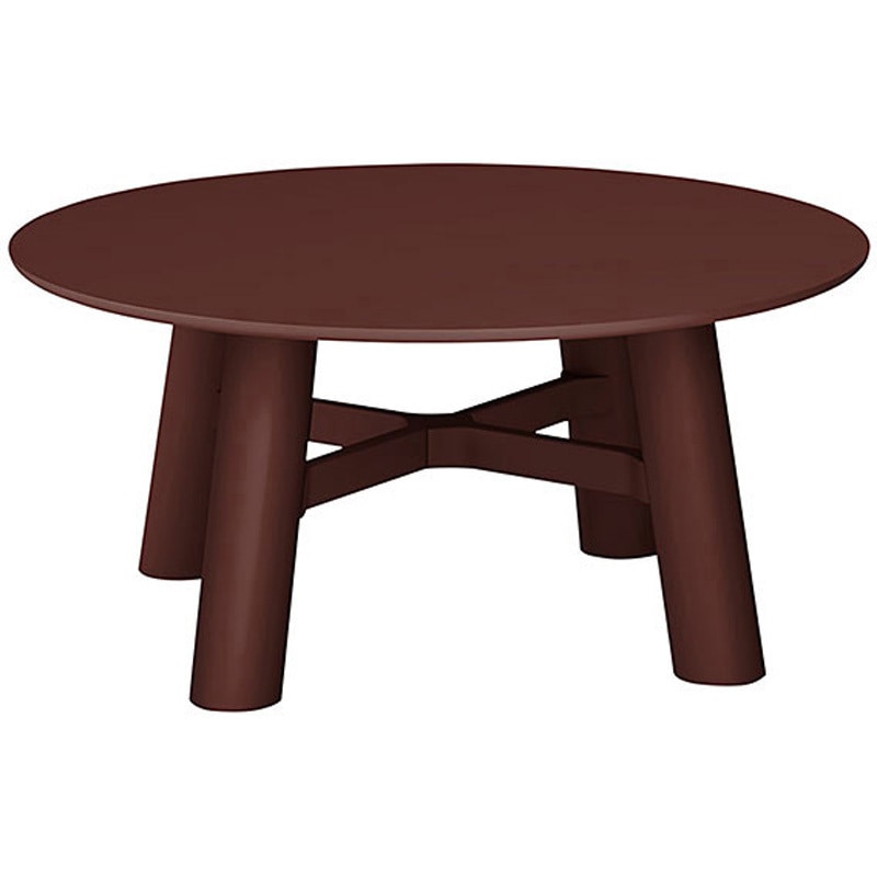 CBT-16LCRN-3M3 セントラ 円形テーブルΦ1600<配送時組立サービス付> イトーキ 組立・設置・取付 ボルドー 高さ720mm  CBT-16LCRN-3M3