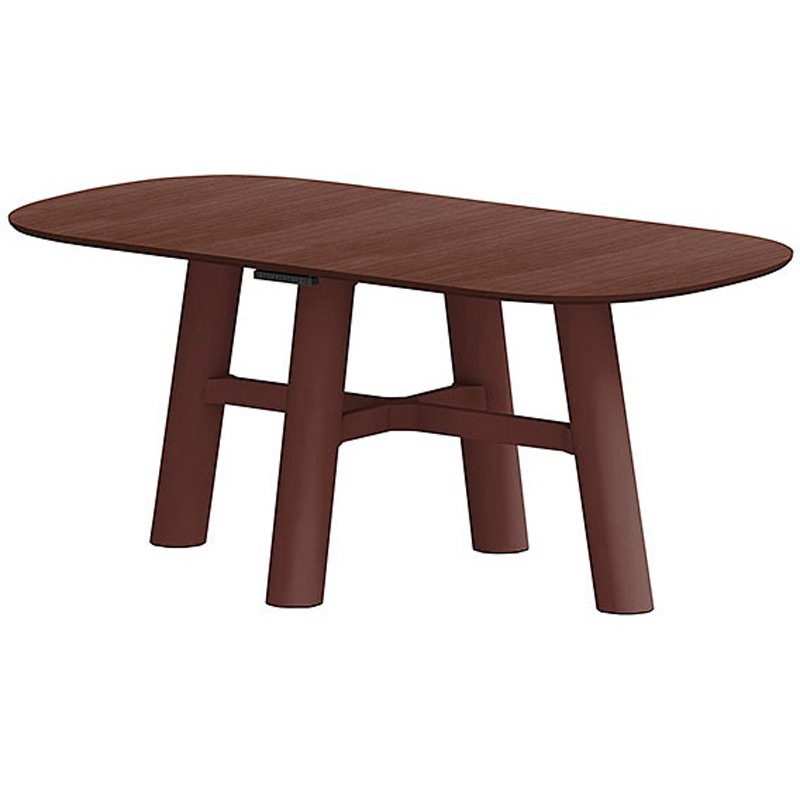 CBT-242HRMW-356 セントラ 両Rテーブル ハイタイプ 配線ありW2400×D1200<配送時組立サービス付> イトーキ 組立・設置・取付 インディアナウォールナット サテンボルドー 高さ1000mm  CBT-242HRMW-356 373,410円