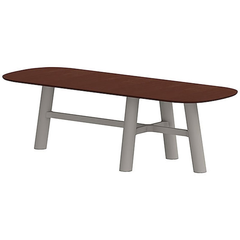 CBT-342HRMN-756 セントラ両RテーブルハイW3400×D1200<配送時組立サービス付> イトーキ 組立・設置・取付 インディアナウォールナット サテンホワイトグレー  CBT-342HRMN-756