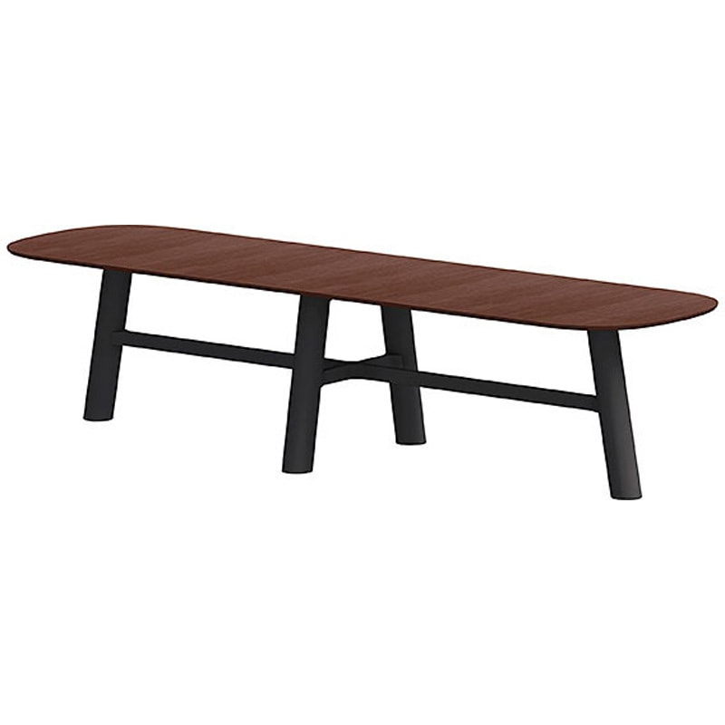 CBT-442HRMN-256 セントラ両RテーブルハイW4400×D1200<配送時組立サービス付> イトーキ 組立・設置・取付 インディアナウォールナット サテンオフブラック  CBT-442HRMN-256デスク・テーブル