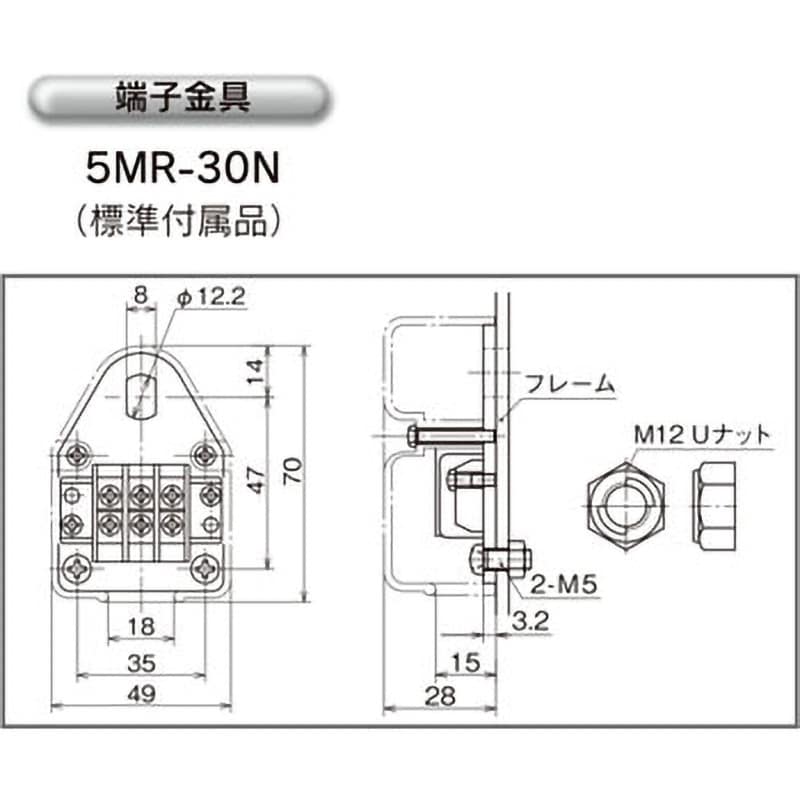 MR-A3-57-500-10AAAA モーターローラ 三相200V級500 協和製作所(KYOWA) 標準タイプ MR-A3-57-500-10AAAA  - 【通販モノタロウ】