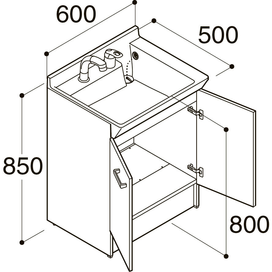 FTPN-605SY/LP2H+MAJX2-602TZJU-T 洗面化粧台セット オフトフィット