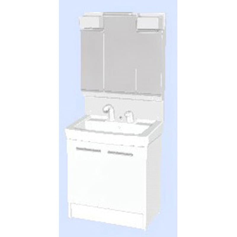 FTV2N-755SY-W/VP1W+MFTV2-753TYJU 洗面化粧台セット オフトシリーズ