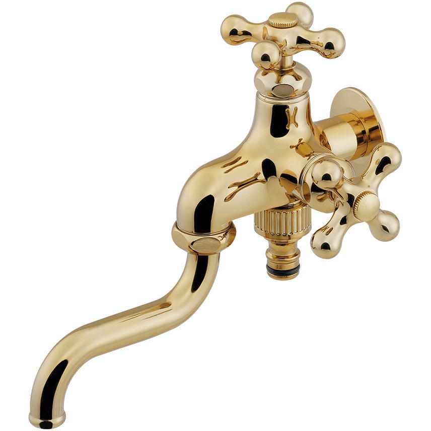 704-311-AG 双口自在水栓(90ミリ) 1個 カクダイ 【通販モノタロウ】