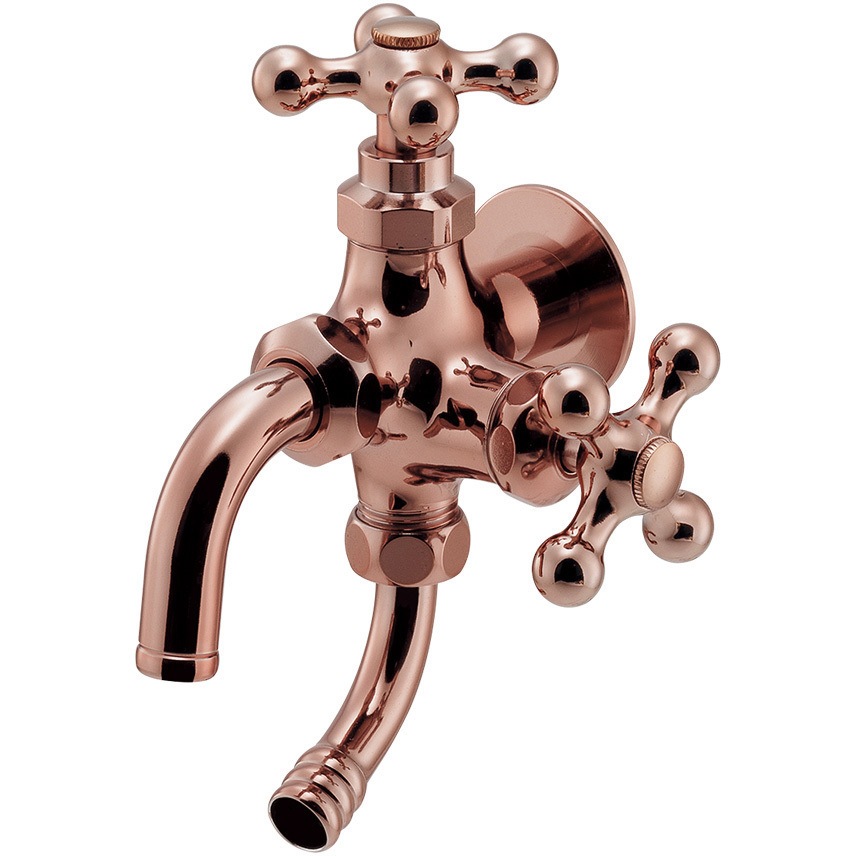 704-601-BR 双口万能ホーム水栓(凍結防止つき) 1個 カクダイ 【通販モノタロウ】