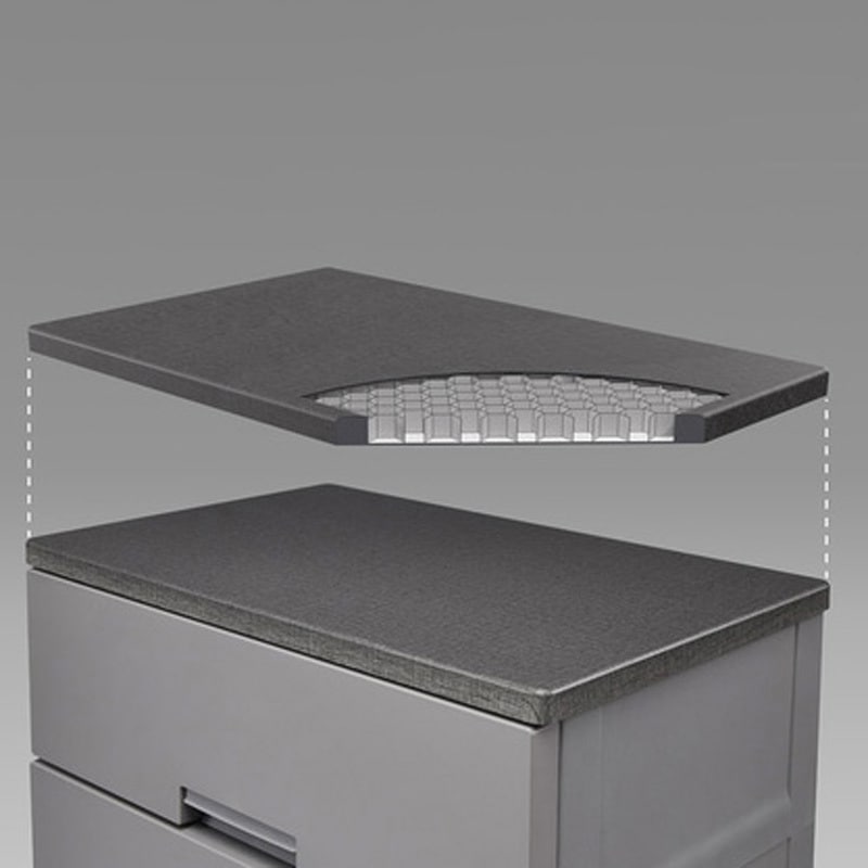 110014739 フィッツチェスト TENMA(天馬) グレー色 高さ1050mm間口