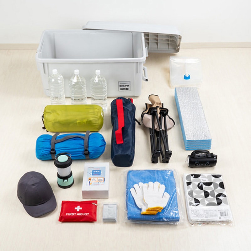 110015700 ボウサイン ベランダキャスターボックス TENMA(天馬) ライトグレー色