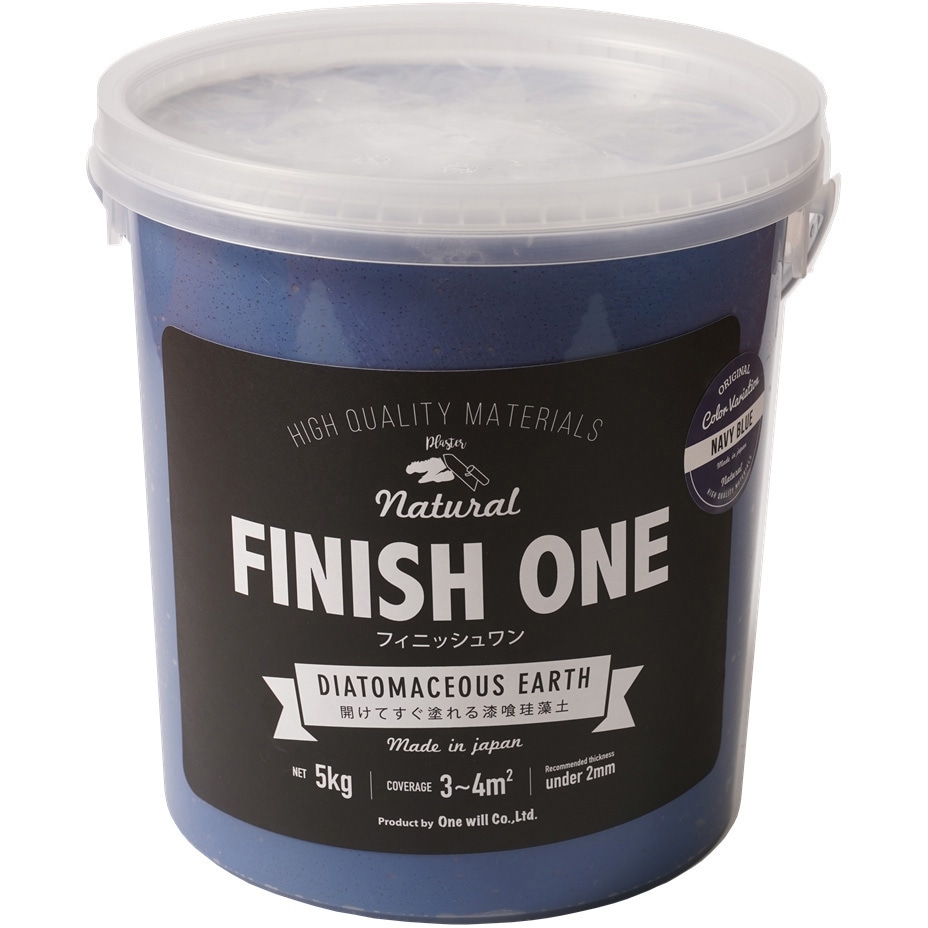 209309 FINISH ONE 珪藻土 缶 1個(5kg) ワンウィル 【通販モノタロウ】