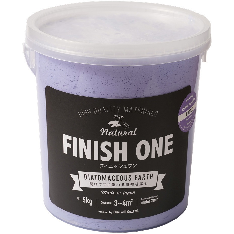 209310 FINISH ONE 珪藻土 缶 1個(5kg) ワンウィル 【通販モノタロウ】 5,416円