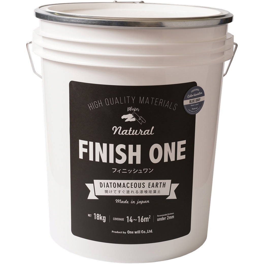 209337 FINISH ONE 珪藻土 缶 1個(18kg) ワンウィル 【通販モノタロウ】 13,305円