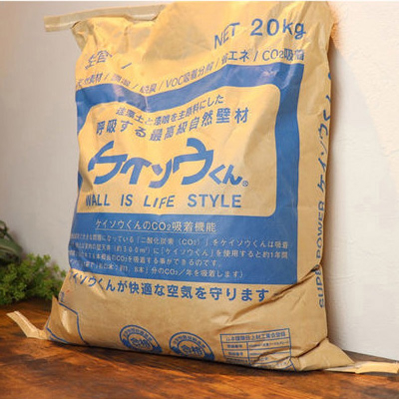 209433 ケイソウ左官ノーマルグレード ワンウィル モミガラ色  1個(20kg)