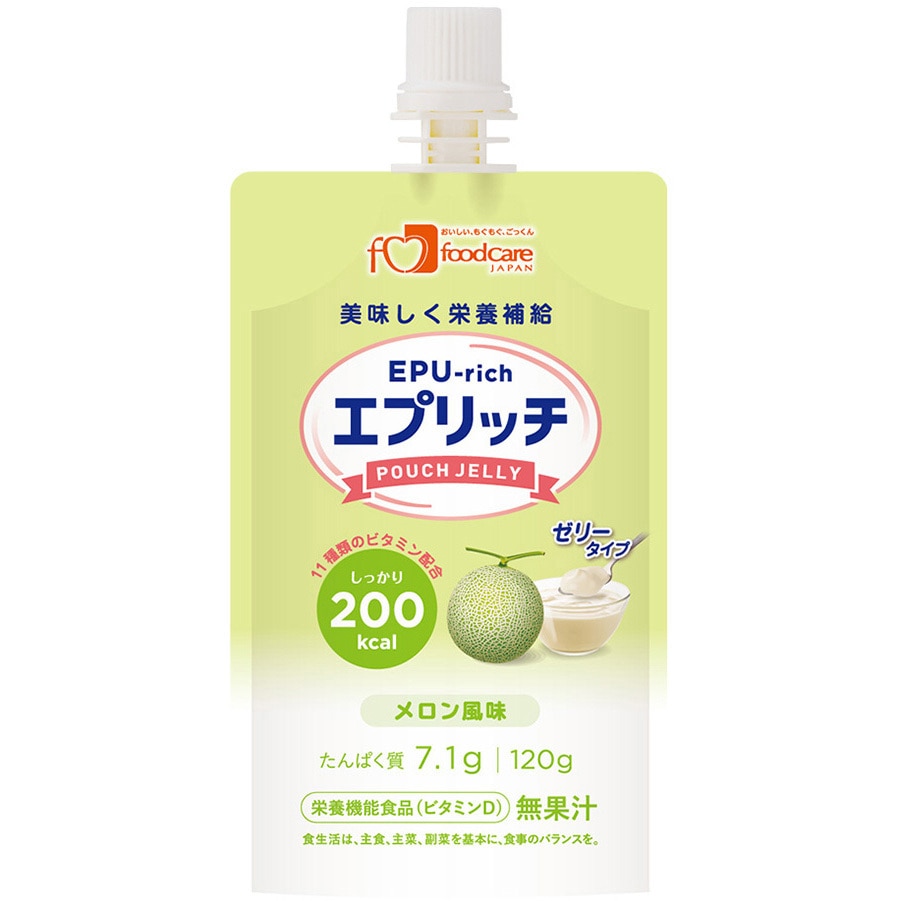エプリッチパウチゼリー メロン風味 1セット(120g×36個
